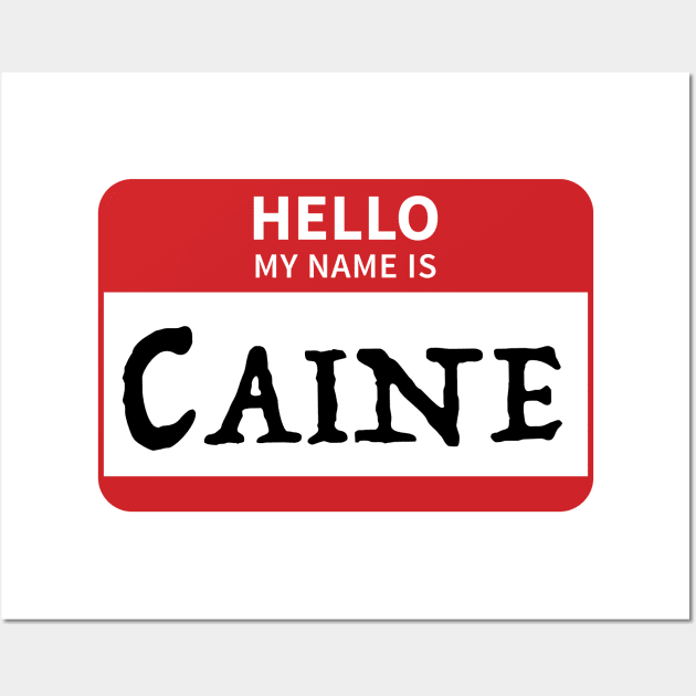 Hello, my name is CAINE Wall Art by highcouncil@gehennagaming.com